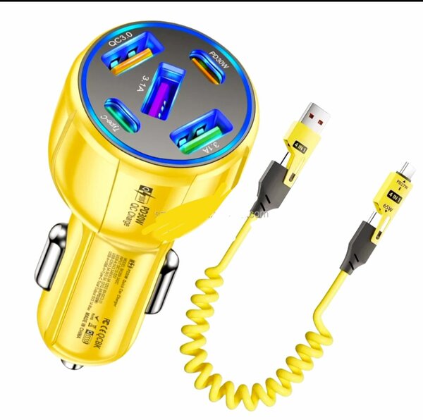 Chargeur Auto USB 4 Ports