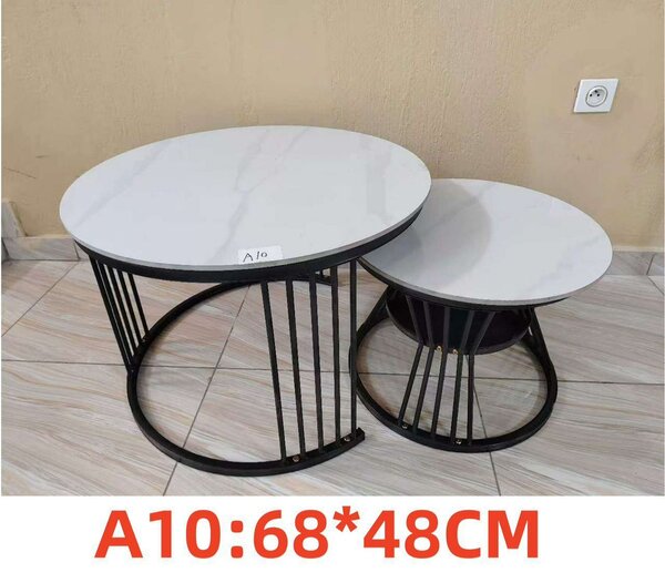 Ensemble de tables rondes design