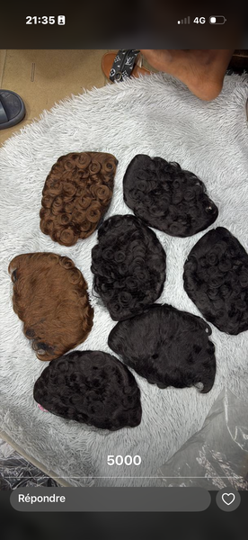 Postiches bouclés élégants