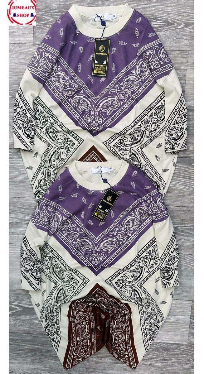 T-shirt unisexe style paisley