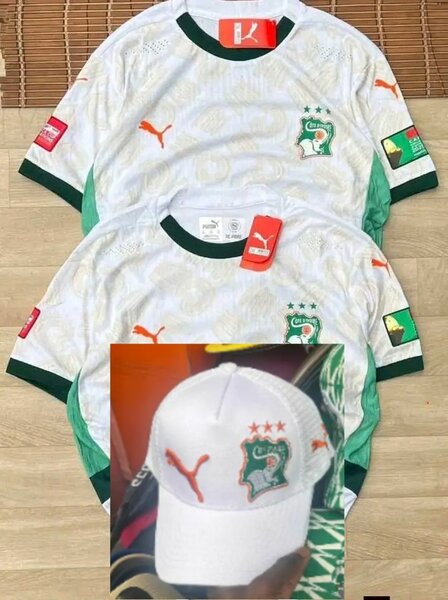 Maillot Côte d'Ivoire chapeau