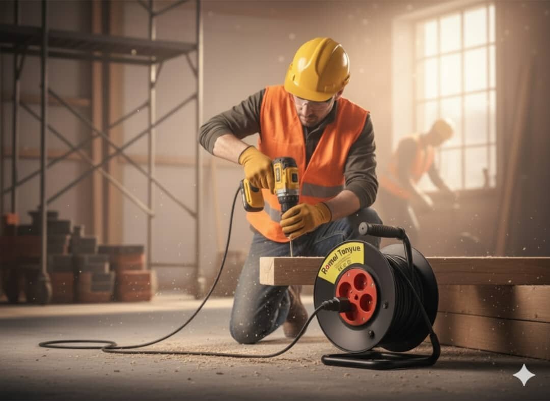 Enrouleur de Câble Électrique 25m