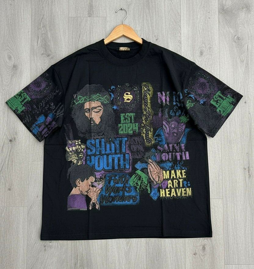 T-shirt graphique en coton