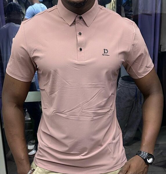 Polo ajusté hommes élégance