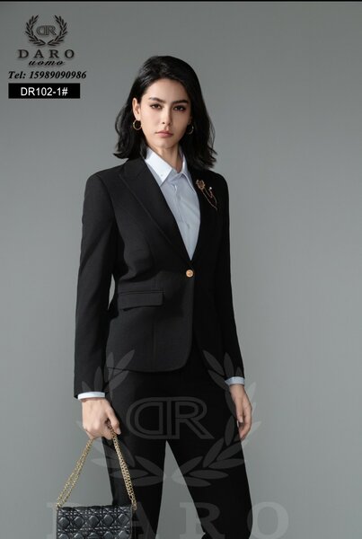 Costume Femme Élégant Deux Pièces