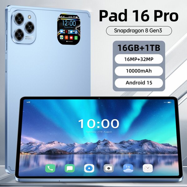 Tablette Pad 16 Pro 16GB+1TB