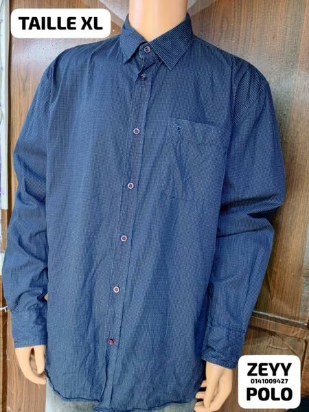 Chemise homme manches longues