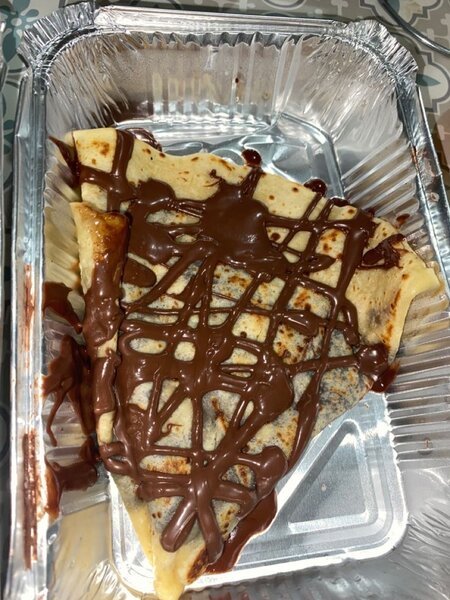 Crêpe au chocolat délicieux