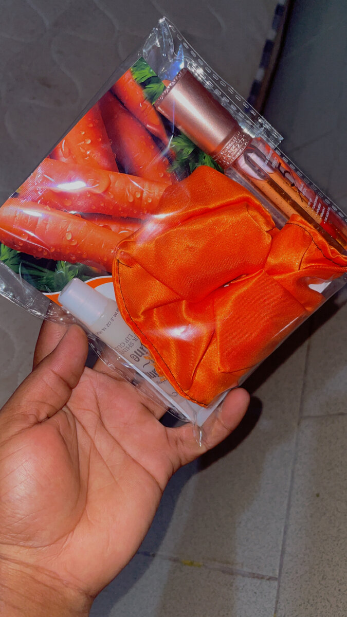 Kit beauté carotte éclat