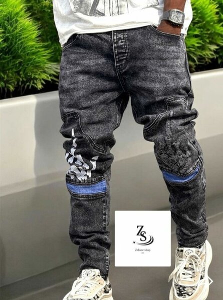 Jeans décontracté noir homme