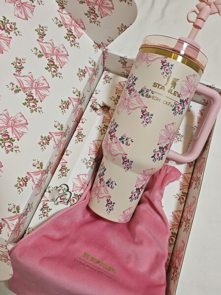 Gourde Thermos Floral Design
