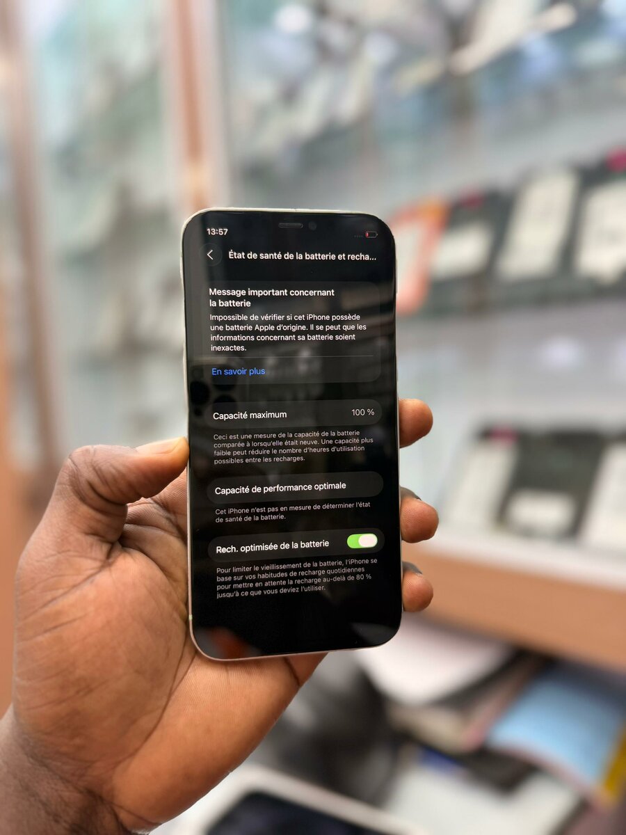 12 simple 128Go  Message batte