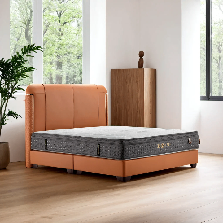 Lit avec rangement en bois