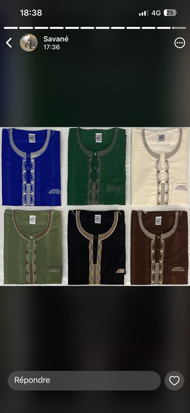 Boubou marocain pour homme