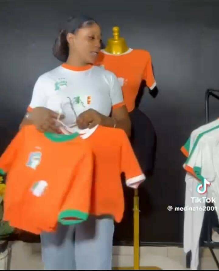 Haut orange stylé femme