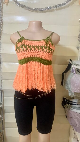 Débardeur bohème crochet