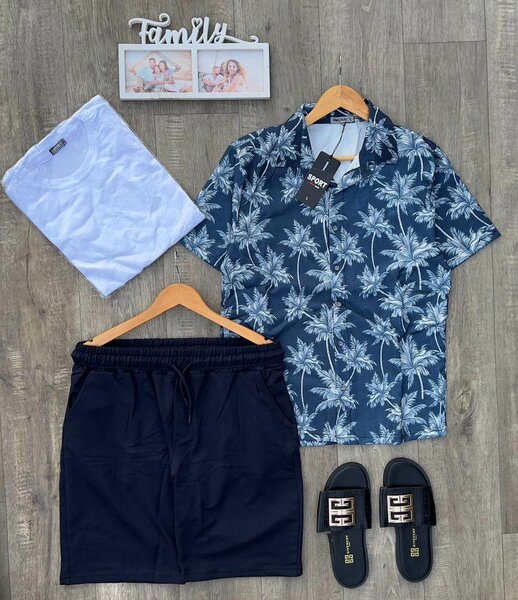Ensemble décontracté homme tropical