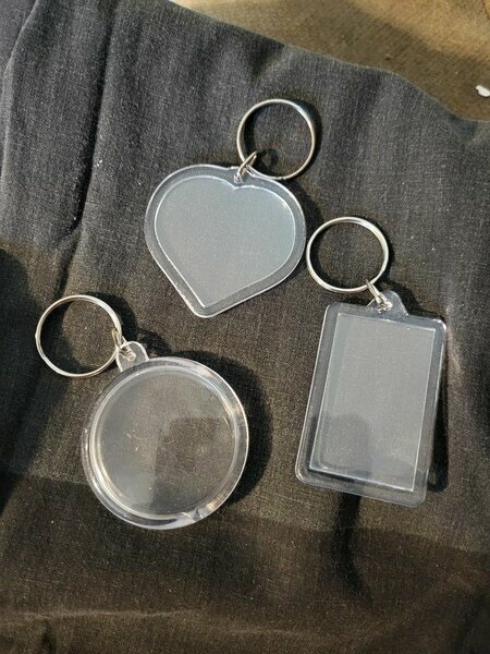 Porte-clés personnalisable en plastique