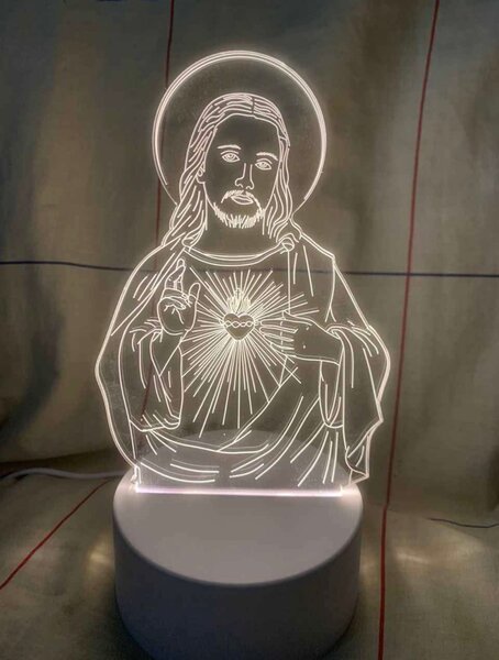 Lampe LED Veilleuse Jésus