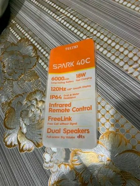 Tecno Spark 40C Smartphone