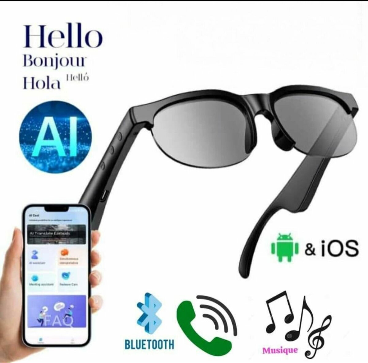 Smart Bluetooth Sunglasses