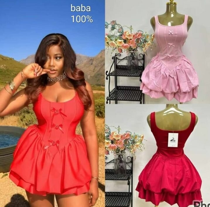 Robe Bustier Évasée Femme