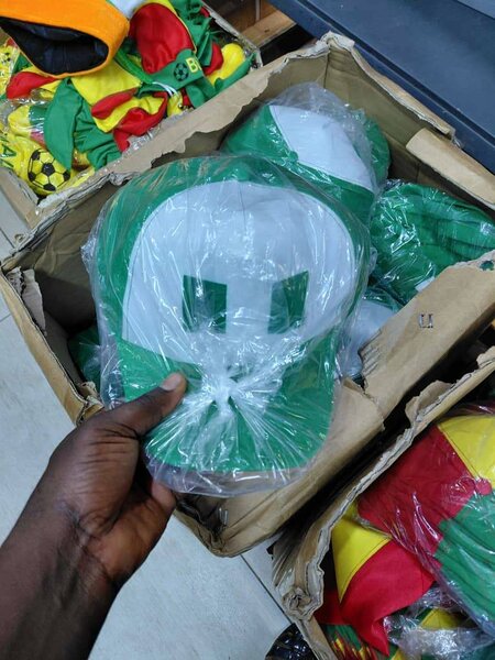 Casquettes drapeau Afrique