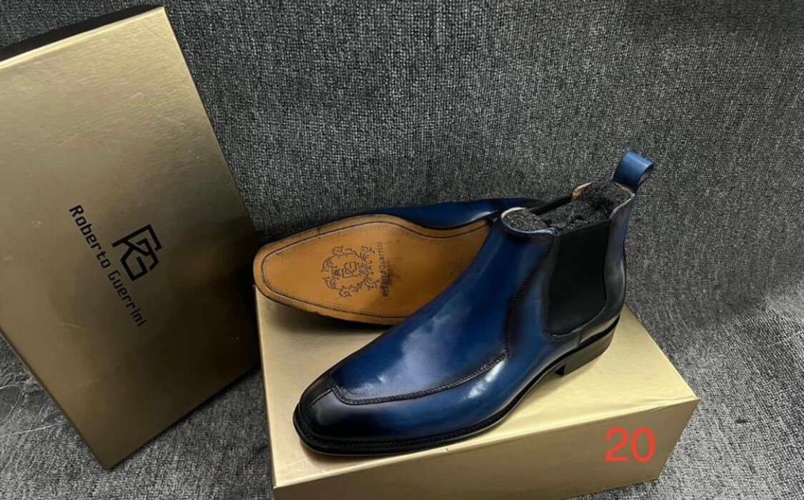 Bottes élégantes en cuir