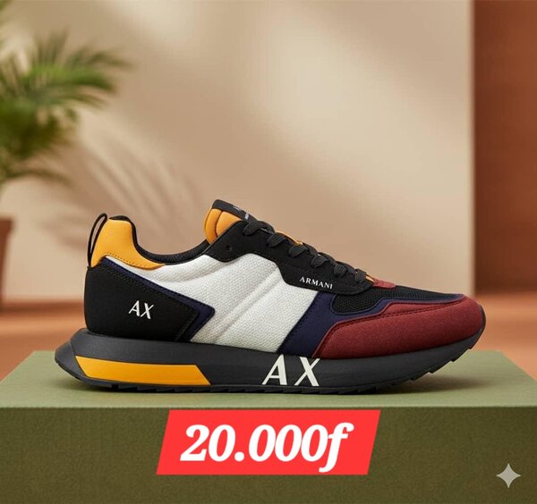 Baskets Armani AX Colorées