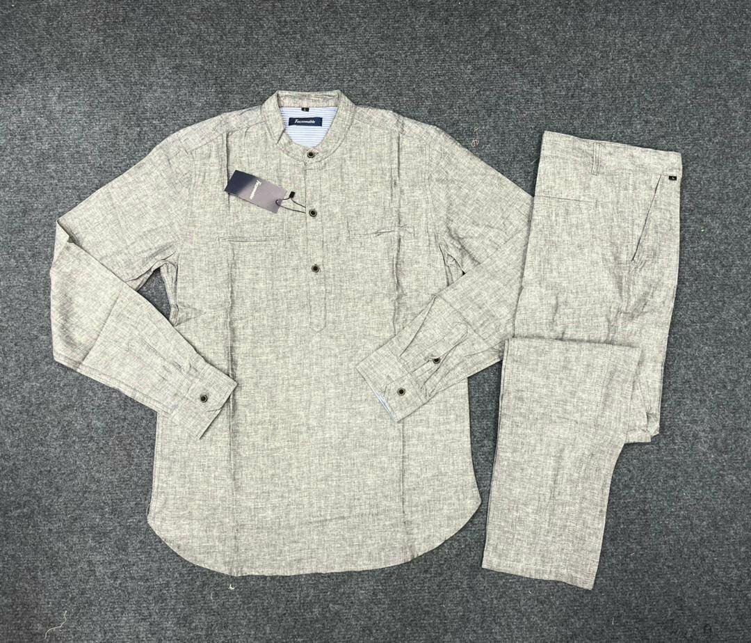 Costume croisé en laine