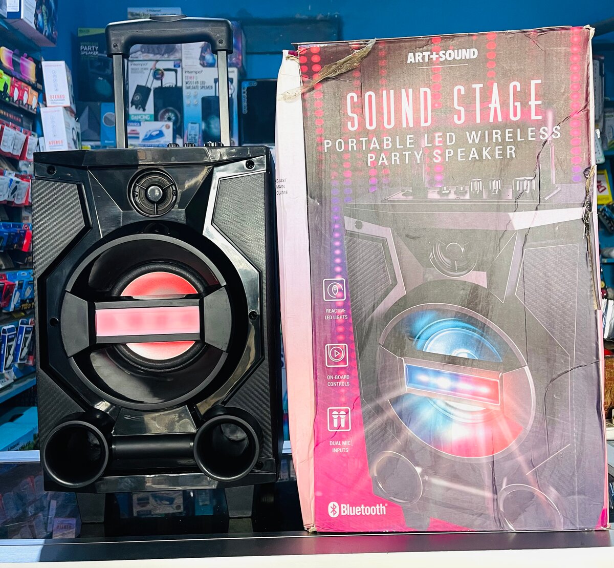 Enceinte Bluetooth LED Portable