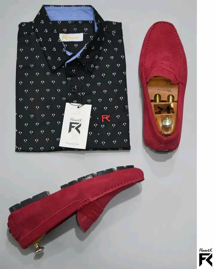 Chaussures mocassins en daim