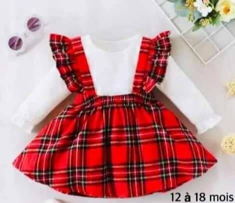 Robe Bébés Écossaise