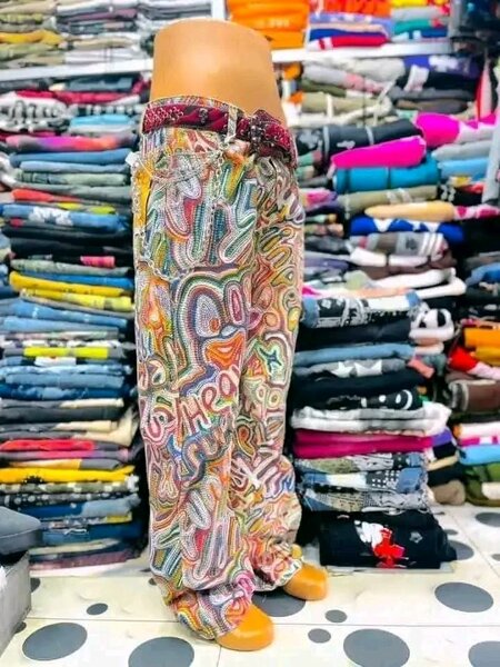 Pantalon boho coloré