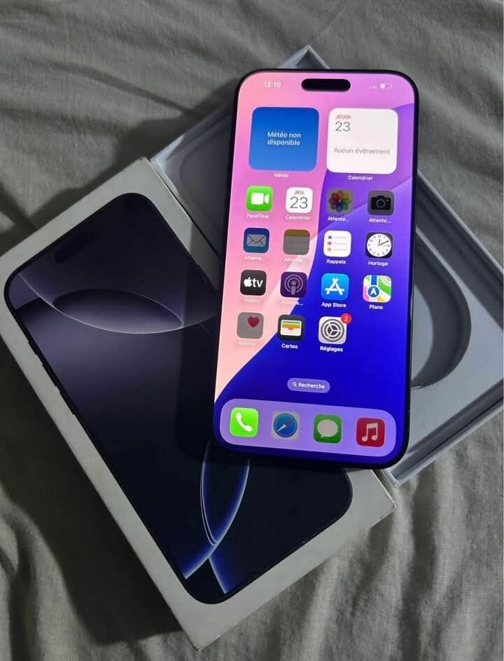 iPhone dernier modèle noir