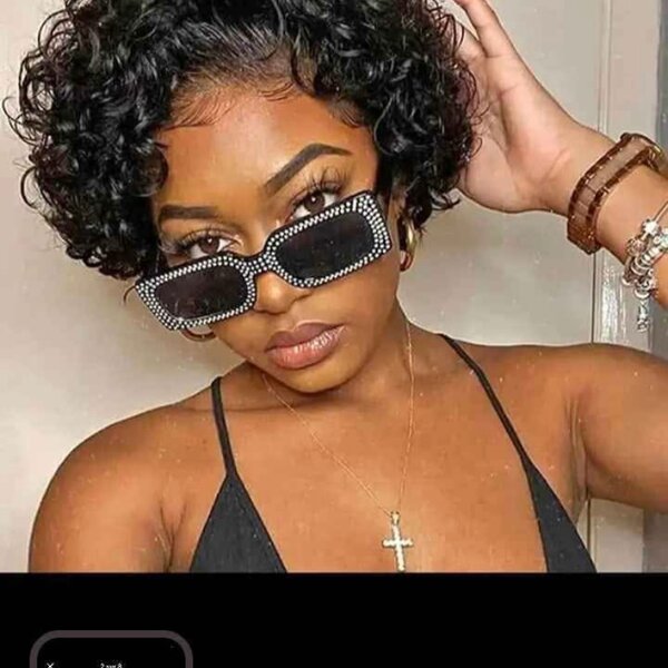 Perruque pixie frontal T