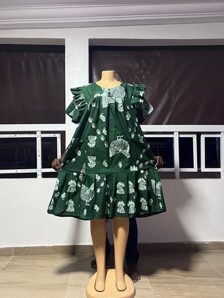 Robe évasée bohème colorful