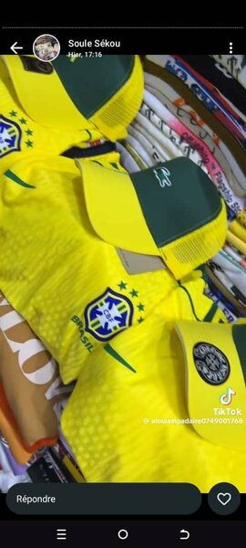 Maillot de football de qualité