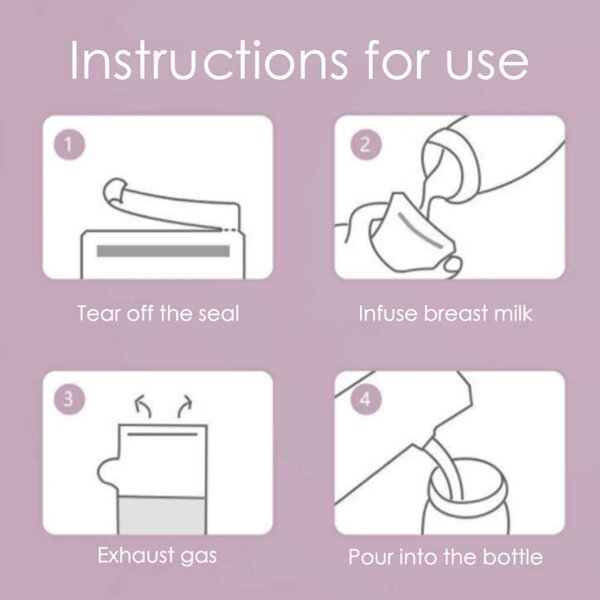 Sacs de Conservation Lait Maternel