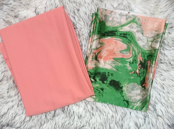 Tissus imprimés doubles uniques