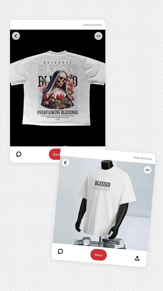 T-shirt "Blessed" unisexe