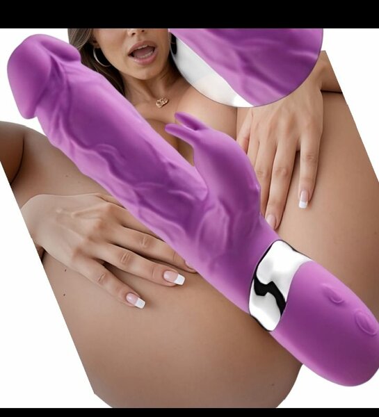 Vibromasseur Violet Réaliste pour Femme