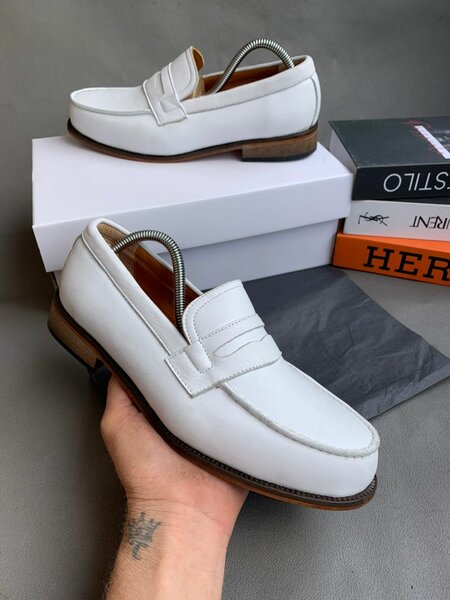 Mocassins élégants en cuir