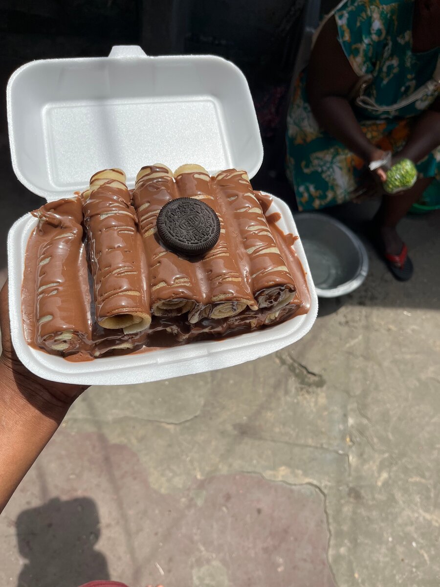 10Crêpes roulées chocolat Oreo