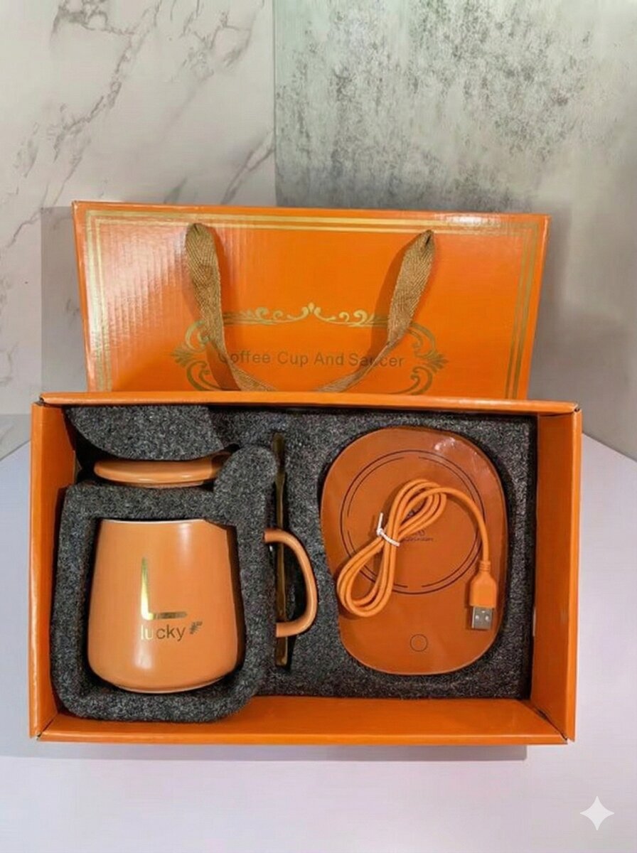 Tasse à café orange