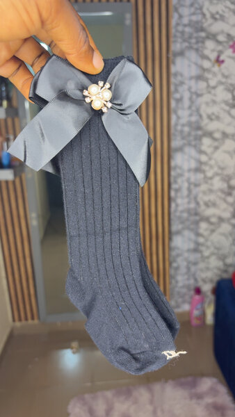 Chaussettes élégantes avec nœud