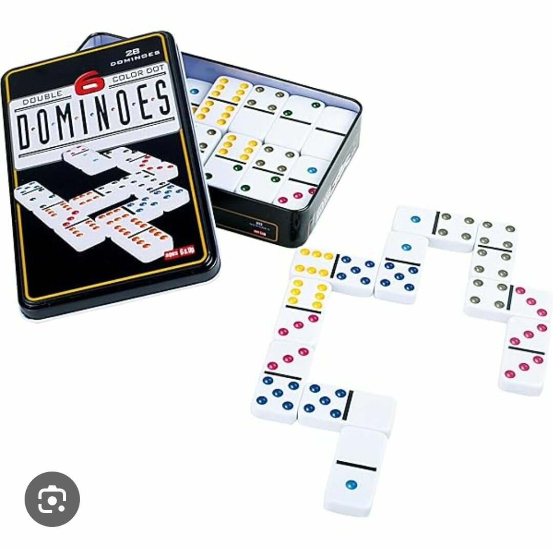 Jeu de dominos colorés