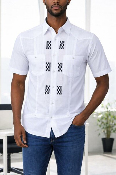 Chemise homme à manches courtes