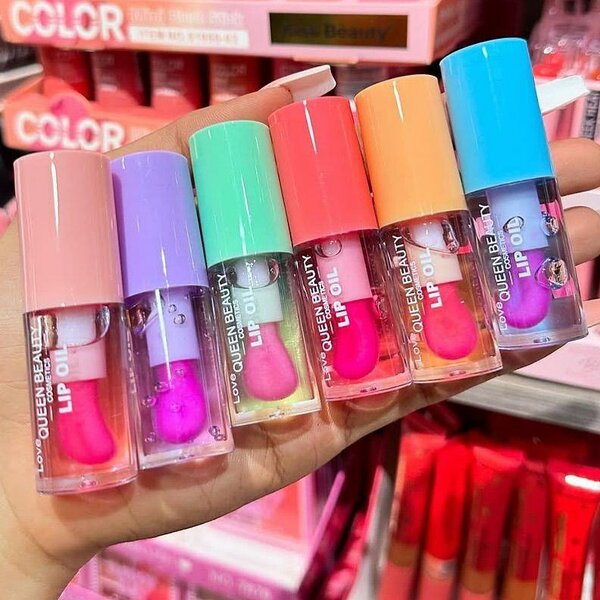 Ensemble de gloss lèvres brillants