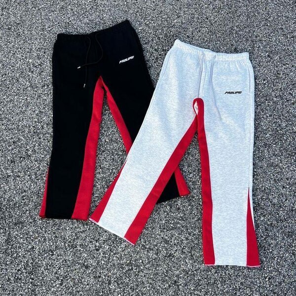 Pantalons de sport bicolores